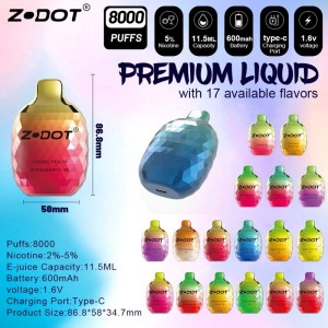 8000puff, eldobható vape elektronikus cigaretta